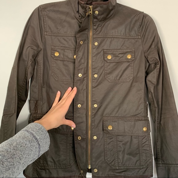 J.CREW Mossy Brown Downtown Field Jacket - Picture 3 of 16
